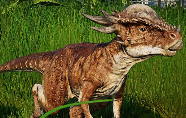 冥河龙：北美洲小型食草恐龙（长3米-长相怪异似羊似鹿）