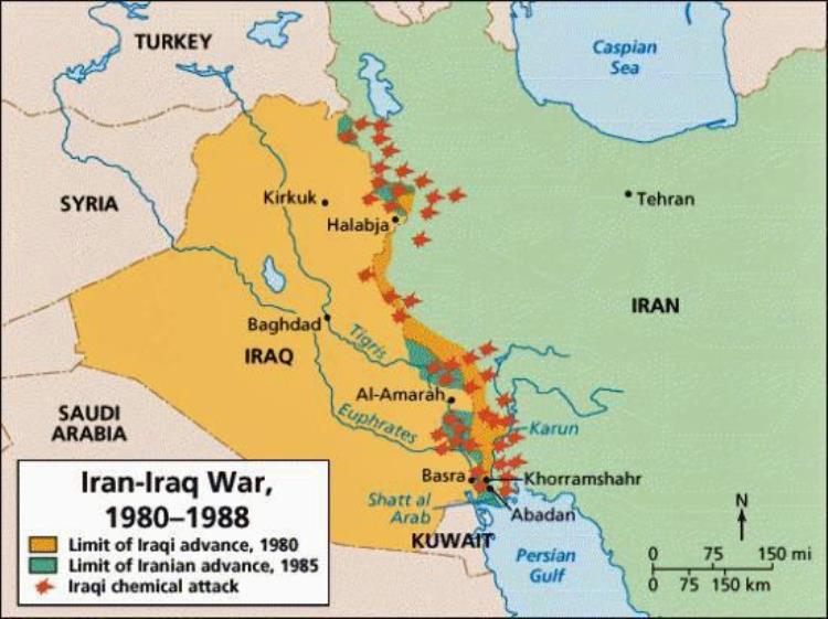 两伊战争伊拉克损失,美伊开战后的伊朗
