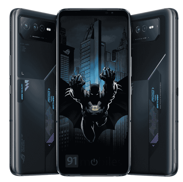 华硕ROG6游戏手机蝙蝠侠定制版渲染图曝光，预计与新机一同亮相